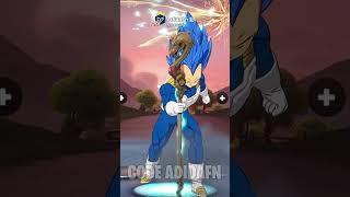 Goku turn into VEGETA and REVERSE Cleanest Transitions#goku #dbz