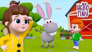 The BEST Farm Animal Sounds Songs  | Kids Songs and Nursery Rhymes | Hello Tiny