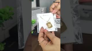 Om Trishul Power Gold Plated Pendant Chain Necklace (23 Inch) | Spiritual & Elegant Jewelry #asmr