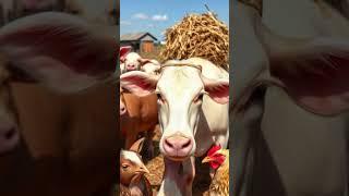 Gori the Hardworking Cow  – A Winter Lesson in Effort & Wisdom #cow#likecommentsubscribe#animals