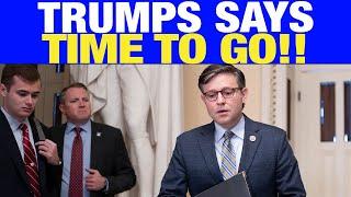  Breaking: Trump SAYS TIME TO GO Mike Johnson, Trump Tiktok Ban, Elon Sues The View Stimulus Checks