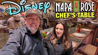 THE ULTIMATE DISNEY DINING EXPERIENCE! Chefs Table at Napa Rose Restaurant! Full Dinner & Review