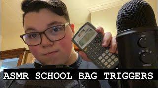 ASMR School bag triggers.