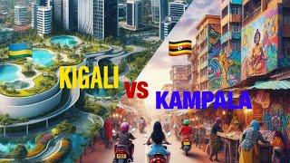 Kigali city  VS Kampala city. Which one takes the credit. #Cleanliness #Citypopulation #4k