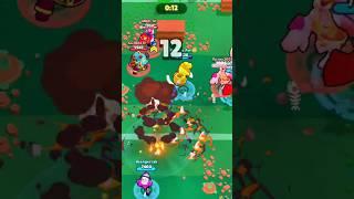 crazy TRICKSHOT (pizza god would be proud) #pizzagod #brawlstars #dynamike #trickshot