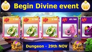 Begin Brigid and Pangu Mini divine event | open 30 Chest | Begin Treasure Hunt with Chest Keeper