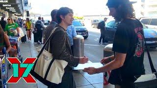 Rising Star Spike Fearn Greets Fans At LAX Ahead Of 'Alien: Romulus' Premiere