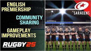 Gallagher Premiership is FINALLY in Rugby 25! Latest Patch Update for Rugby 25! (Major Update 4)