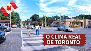 NÃO CONFIE NA PREVISÃO DO TEMPO EM TORONTO | Walk | Clima - Viajar para o Canadá