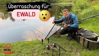 GREGOR SCHOCKT EWALD beim Karpfenangeln am See – wird Ewald das verkraften? GREWALD unterwegs