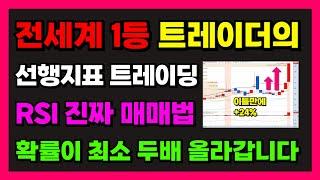 전세계 1등 트레이더의 단기 스윙 84% 적중률 매매법. 아무도 알려주지 않는 RSI 진짜 매매법! 확률이 최소 두배 올라갑니다. 무조건 쓰세요.