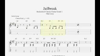 Jailbreak (backing track) - Thin Lizzy. Rockschool Classics (Hot Rock) Grade 1 Guitar Lesson