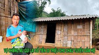 VỢ CHỒNG MÙ GỬI LẠI SỐ TIỀN  20 TRIỆU ,  NĂM MƯƠI NGHÌN ĐỒNG CHO CHÁU TUYẾN CẦM HỘ
