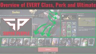 SUPER PEOPLE Basics 101: Overview of Every Class and Reference Guide