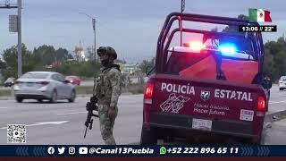 #Canal13Puebla  Restos humanos fueron hallados al exterior del Complejo Metropolitano de Seguridad.