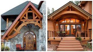 Interesting ideas of porches for a private house! 80 examples for inspiration!
