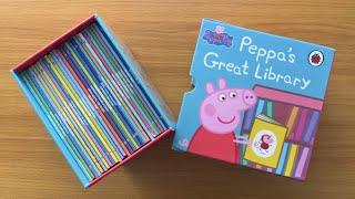 Peppa’s Great Library Collection: 30 Peppa Pig Storybooks - Read Aloud Books for Children