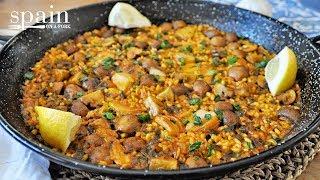 Spanish Vegan Paella with Portobello Mushrooms & Roasted Garlic