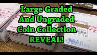 LARGE Coin Collection Reveal! Lots Of Surprises! Ungraded & Graded Coins!