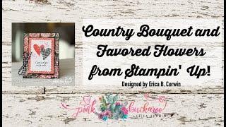 Country Bouquet Gift Card Holder Fancy Fold