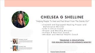 Coach Chelsea G - Training and Experience - Coaching How to Heal and Be Healthy From the Inside Out