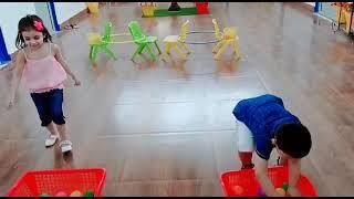 Gross Motor skill Development for UKG kids | Balance Game | #onlinepreschool #northernpreschool