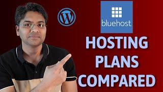 Compare the best bluehost hosting plans for wordpress website and choose right one for your need