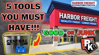 5 HARBOR FREIGHT TOOLS YOU MUST HAVE!!! #icontools #tools #harborfreight #toolbox #toolhaul #top5