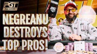 Daniel Negreanu Dominates Top Pros! $265,200 Pot-Limit Omaha Victory!