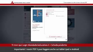 Come acquistare il tuo libro Mondadori Education in formato PDF.mp4