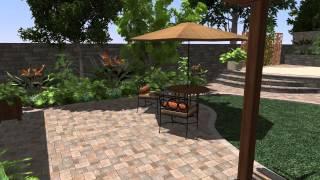 Encino Home - Final - Tropical - Backyard - 6