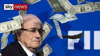 Sepp Blatter Has Money Thrown At Him By Lee Nelson