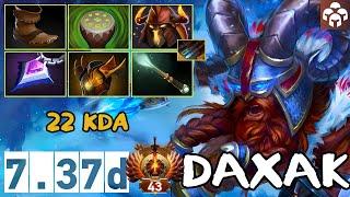 Daxak | Beastmaster  Pos 3 | 22 KDA | 7.37d | Immortal Dota