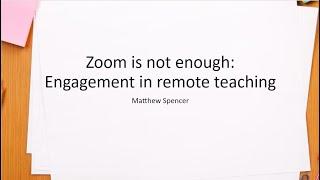 Engagement In Remote Teaching | How To Keep Students Engaged