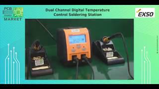 Dual Channel Digital Temperature Control Soldering Station - PCB Power Market