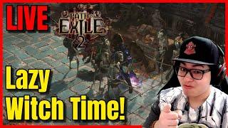  LIVE: Path of Exile 2 | Lazy Witch Build Finishing Act 3 & Prepping for Cruel!