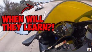 Sportbikers RUN From CRAZY Texas Police Officers! - Bikes VS Cops #82