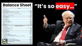 Warren Buffett: How To Analyze a BALANCE SHEET