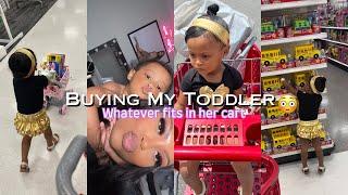 Buying My Toddler Whatever She Can Fit In Her Grocery Cart  + MINI VLOG || Dasia Temia