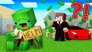 JJ Became RICH and Kick Mikey Out in Minecraft (Maizen)