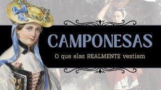 ROUPAS DE CAMPONESA - O que elas REALMENTE vestiam (1600-1700)   #historiadamoda #cottagecore