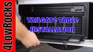 MOPAR Tailgate Table Installation