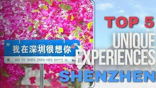 Top 5 Unique Experiences to do in SHENZHEN 到深圳独有必体验的前5名