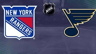 NY Rangers VS St Louis Blues LIVE Play by Play Reaction! NHL