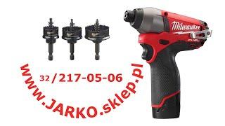 Milwaukee M12CID - otwory w profilu - TEST OTWORNICY