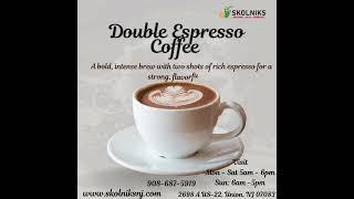 Fuel Your Day with Our Bold Double Espresso️#DoubleEspresso #CoffeeLovers #EspressoShots #Skolniks