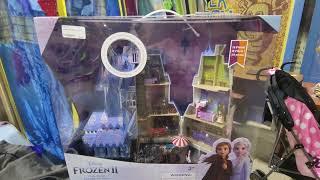 DISNEY FROZEN II CASTLE PLAYSET WITH LIGHTS AND MUSIC - OLAF AND MINI FIGURES - SHOPPING IN FLORIDA