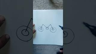 Bye cycle From M #shorts #ytshorts #art #Drawing Art and craft by W B