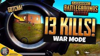 PUBG Mobile - Intense Gameplay (WarMode) #1 | 13 Kills In War Mode | PUBG MOBILE INTENSE GAMEPLAY