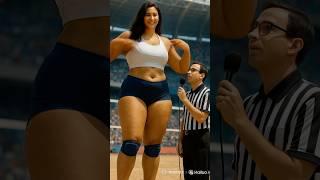 World’s tallest beautiful woman volleyball player from  #sports #volleyball #tallwoman #shorts